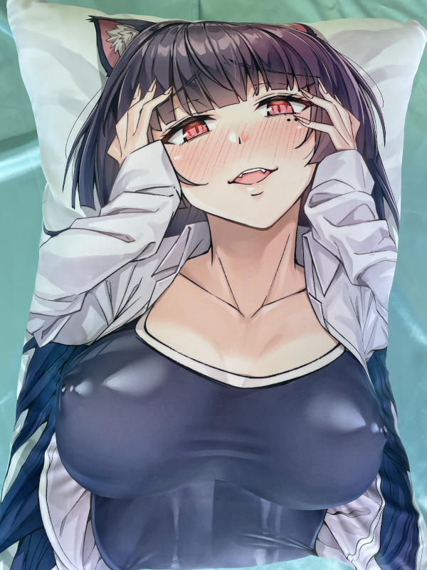 【もみまくら】ヤンデレ化け猫ちゃん ネネ もみまくらカバーA 60cm×45cm | KOTATSU ROOM × M.J.Original - 画像 (2)