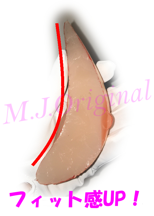 シリコンバスト 3.2kg (1600g ×2個)★I〜J カップ 人工乳房 M.J.Original WCSB32 | M.J.Original - 画像 (4)